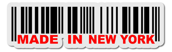 Made In New York NY Funny Car Truck Bumper Window Cup Cooler Vinyl Sticker Decal - OwnTheAvenue