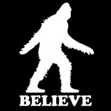 Sasquatch Yeti Bigfoot Believe Hunting Funny Vinyl Decal Sticker 4" White #M0F4 - OwnTheAvenue