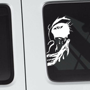 Joker Hahaha Why So Serious Face Peeking  Auto Window Vinyl Decal Sticker 8" M6G - OwnTheAvenue