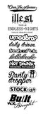 11 JDM Racing Drifting Drag Vinyl Sticker Decal Pack Lot - Model: 92934B - OwnTheAvenue