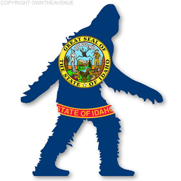 Idaho Bigfoot ID Big Foot Sasquatch Car Truck Window Bumper Cup Decal Sticker