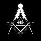 Freemason Mason Masonic Illuminati Eye Vinyl Decal Sticker 5" Choose Style - OwnTheAvenue