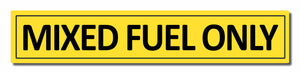 Mixed Fuel Only Vinyl Decal Sticker Label Oil Gas Door Garage Gas Car Label 3" - OwnTheAvenue