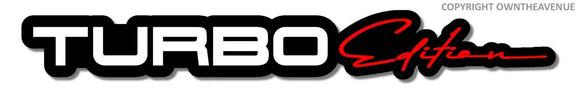 Turbo Edition JDM Racing Drifting Drift Hot Rod Truck Drag Race Vinyl Sticker 7