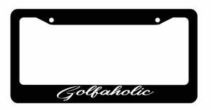 Funny Golfing Golf Golfaholic Golfer Joke Car Truck License Plate Frame