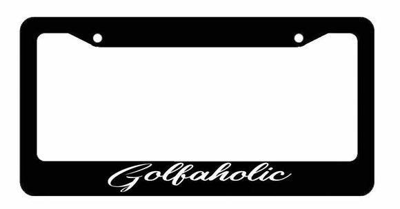 Funny Golfing Golf Golfaholic Golfer Joke Car Truck License Plate Frame