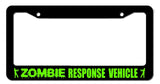 Zombie Response Vehicle #2 Funny Zombie Apocalypse Car Truck Auto License Plate