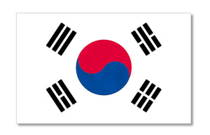 South Korean Flag Vinyl Sticker Decal South Korea 4" - OwnTheAvenue