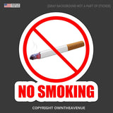 NO SMOKING Store Shop Mall Retail Business Vinyl Sticker Decal Choose Size - OwnTheAvenue