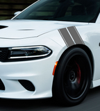 x2 Hash Racing Stripe for Car Truck or Suv Fender Hood Bumper Decal Sticker 20" - OwnTheAvenue