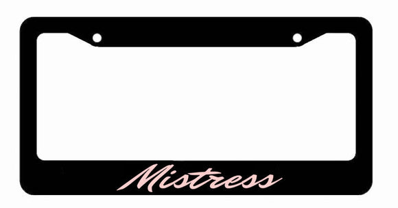 Mistress JDM Cute Drift Race Drag Funny License Plate Frame - OwnTheAvenue
