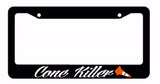 Cone Killer Track JDM Race Drift Dope Low Funny Black License Plate Frame - OwnTheAvenue