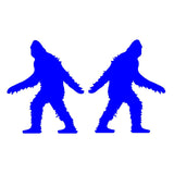 Bigfoot Yeti Sasquatch Vinyl Decal Sticker Pack of 2 L R 4" #MD4F - OwnTheAvenue