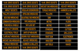 Labels for Tool Box or Storage Unit Organize Vinyl Decal Stickers - OwnTheAvenue