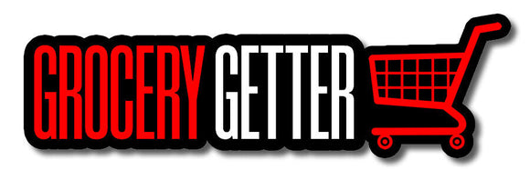 Grocery Getter JDM Funny Drifting Racing Drag Vinyl Decal Sticker 5