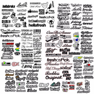 JDM Huge Mega 110 Car Sticker Decal Pack Lot Race Drift Model#CPAKS - OwnTheAvenue
