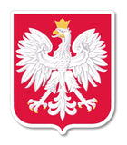 Polish Coat of Arms Car Truck Window Bumper Laptop Cooler Cup Sticker Decal 4"