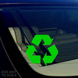 Recycle Symbol Green 5" Inches Vinyl Decal Window Sticker - OwnTheAvenue