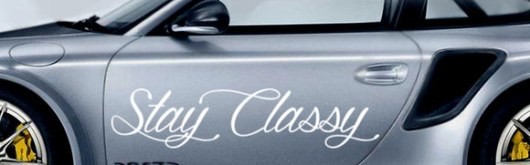 Stay Classy - JDM Windshield Vinyl Decal Sticker Stance Drift  19