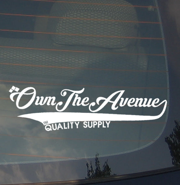 JDM Own The Avenue Vinyl Decal Sticker Quality Supply Low Drift Race 7.5