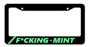 Mint JDM Drag Drift Drifting Racing Low Funny Car Truck License Plate Frame - OwnTheAvenue
