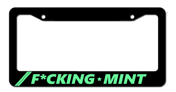 Mint JDM Drag Drift Drifting Racing Low Funny Car Truck License Plate Frame - OwnTheAvenue