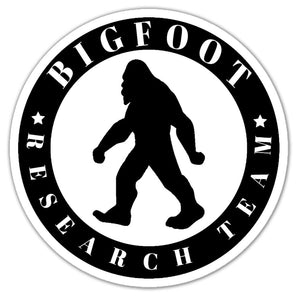 Bigfoot Research Team Funny Hunting Sasquatch Big Foot Vinyl Decal Sticker 4"