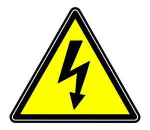 Warning Danger High Voltage Logo Symbol Sticker Decal 4"