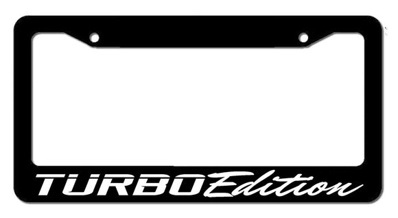 Turbo Edition Drag JDM Drift Funny Race License Plate Frame