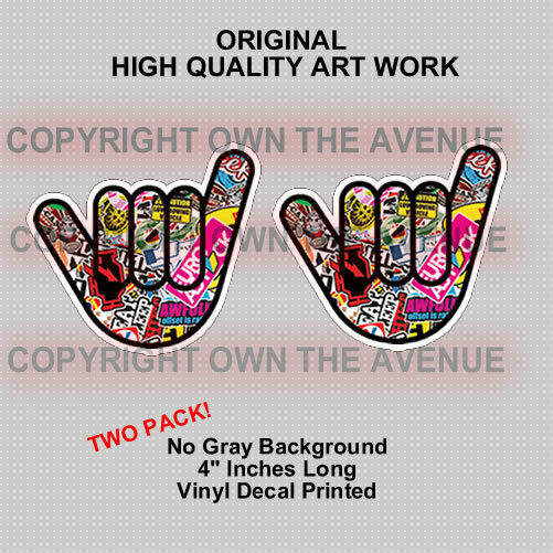 Shocker Sticker Bomb Decal Vinyl JDM TRD STI WRX EVO GSR SI VTEC EX LX B16 B18 - OwnTheAvenue