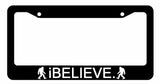 I Believe Sasquatch Yeti Bigfoot Model 2 Auto License Plate Frame - OwnTheAvenue