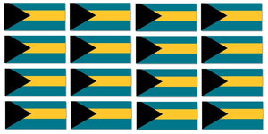 x12 Bahamas Country Flag Car Truck Window Bumper Vinyl Sticker Decal 2"