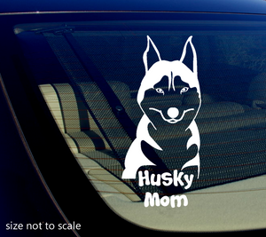 Husky Mom Sticker Decal Heart Dog Animal Car Siberian Husky 5" - OwnTheAvenue