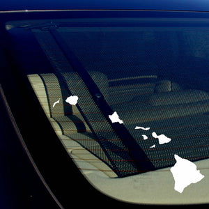 Hawaii Hawaiian Islands Map Vinyl Window Laptop Decal Car Bumper Sticker #hiSt. - OwnTheAvenue