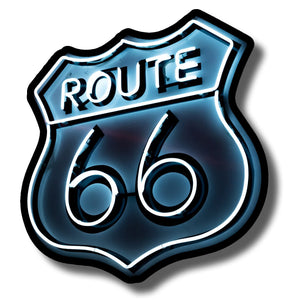 Route 66 Retro Neon Motorcycle JDM Racing Bopper Chopper Hot Rod Vinyl Sticker