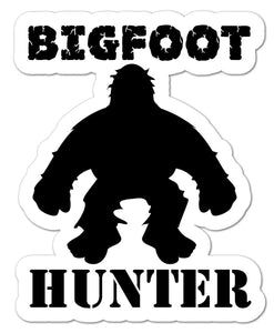 Bigfoot Hunter Sasquatch Funny Car Truck Window Bumper Laptop Cup Decal Sticker - 4" Inches Long