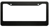 JDM Black Carbon Look License Plate Frame Front & Rear Universal DIY - OwnTheAvenue