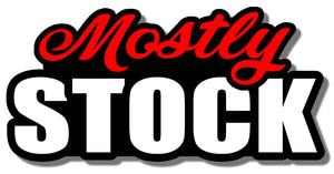 Mostly Stock Funny JDM Racing Drifting Drift Car Truck Vinyl Sticker Decal 5" - OwnTheAvenue