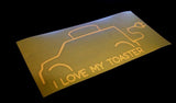 I love my toaster Sticker Decal JDM funny car 1st generation (Toaster1st) scion xb - OwnTheAvenue