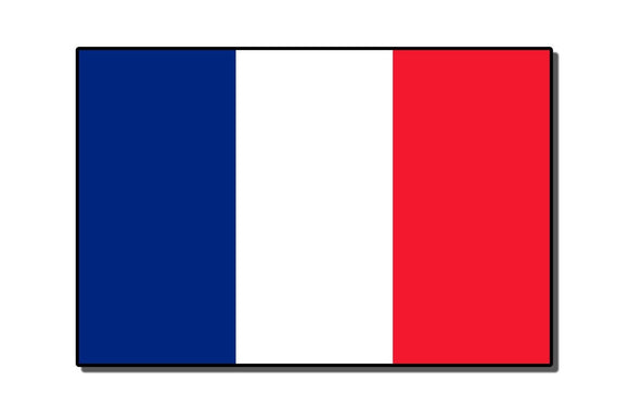 France Country French Flag Vinyl Sticker Decal 4