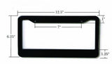 x2 JDM Sticker Bomb Black License Plate Frame DIY Model#74647 - OwnTheAvenue