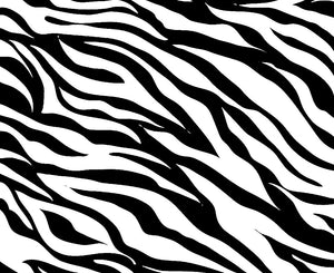 Zebra Print Pattern Vinyl Adhesive Wrap Sheet Choose Colors (4 Pack) 4"x5" Each - OwnTheAvenue