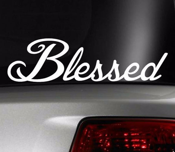 Blessed Decal Sticker Lowered JDM Low Dope Slammed 7