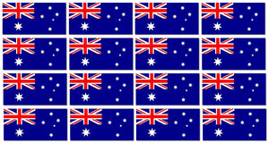 x12 Australia Australian Country Flag Car Truck Window Bumper Sticker Decal 2"