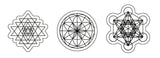 Sacred Geometry Math Kabbalah Car Window Sticker Decal Pack Lot of 3 FCV - OwnTheAvenue
