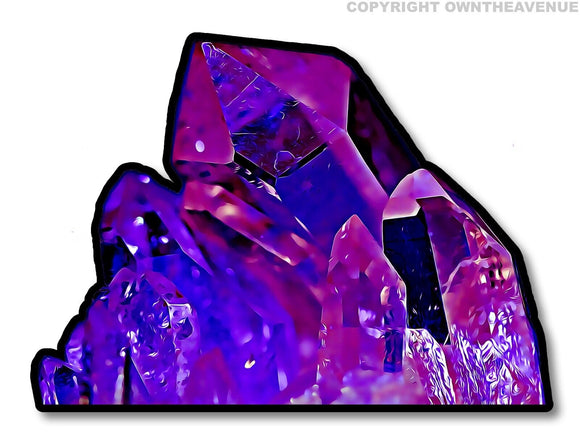 Crystals Galaxy Universe Hippie Spiritual Magic Wicca Witchcraft Sticker Decal - 4