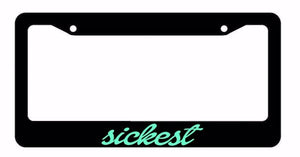 JDM Sickest mint Race Drift Low Turbo Black License Plate Frame 8PKD StyledME - OwnTheAvenue