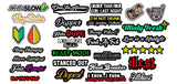 120+ JDM Drifting Racing Funny Wholesale Pack Lot of Vinyl Sticker Decals - Model: 927489