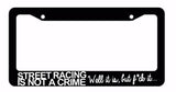 JDM Street Racing Tuner Drifting Funny Black License Plate Frame (StreetRcingFR) - OwnTheAvenue