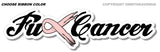 F Cancer Sticker Ribbon Pink Awareness Survivor Hope Laptop Car Truck Decal - OwnTheAvenue